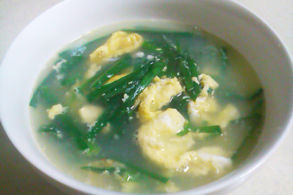 韮菜蛋湯